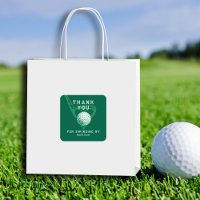 Golf Theme Birthday Par-tee Thank You Green