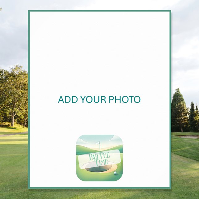 Golf Theme Birthday Photo Display Poster (Creator Uploaded)