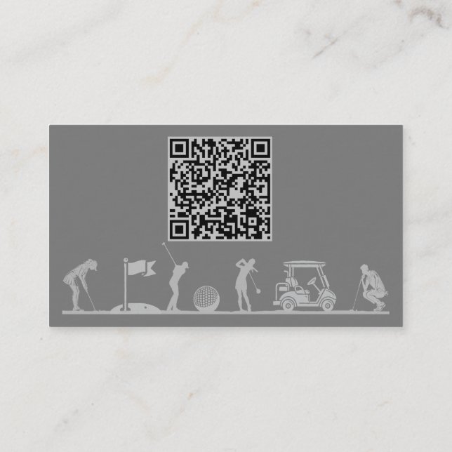 Golf Theme Card - Gents (Back)