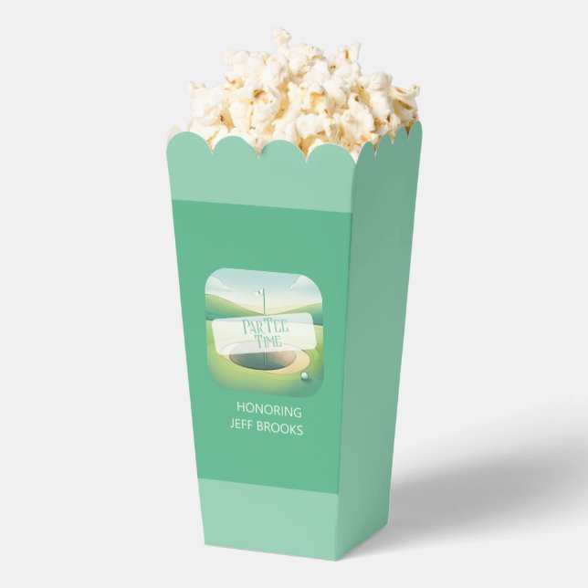 Golf Theme Favour Box (Popped)