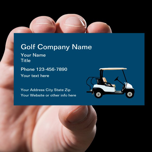 Golf Theme Simple Business Card (Creator Uploaded)