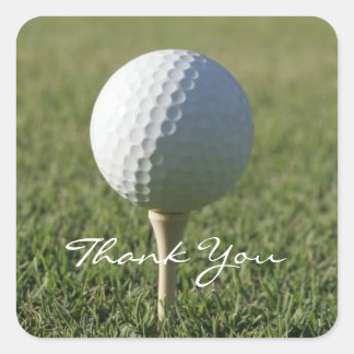 Golf Theme Thank You Stickers