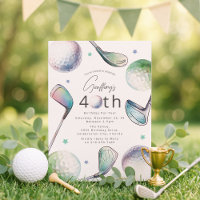 Golf Themed 40th Birthday Par-tee