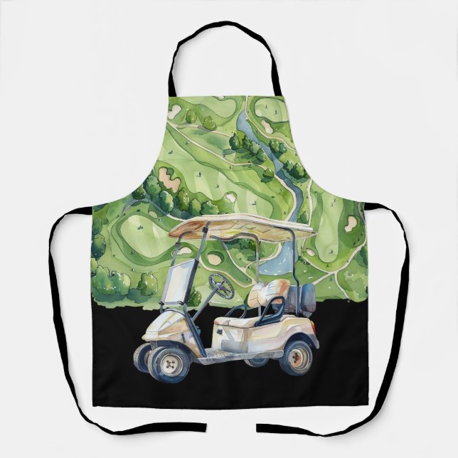 Golf themed for golfer apron (Front)