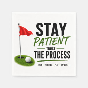 Golf themed for Golfer Retirement Party  Napkin