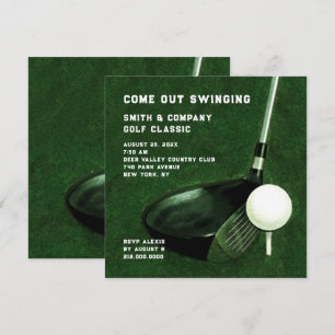 Golf Themed Invitation