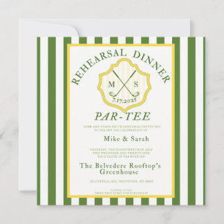 Golf Themed Invite - "Par-Tee"