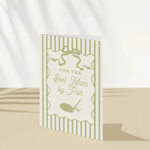 Golf Themed Mother's Day Card