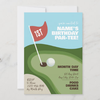 Golf Themed Par-Tee Invitation