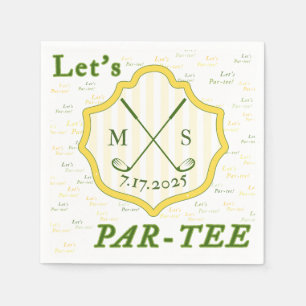 Golf Themed Par-tee  Napkin