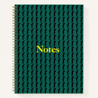 Golf Themed Spiral Notebook