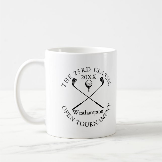 Golf Tournament Classic Event Coffee Mug (Left)
