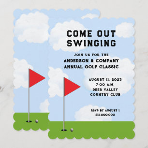Golf Tournament Invitation