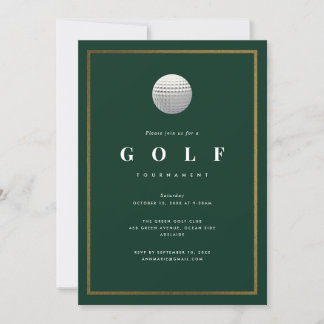Golf Tournament Invitation