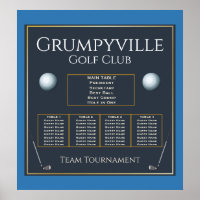 Golf Tournament 🏌 Seating chart 