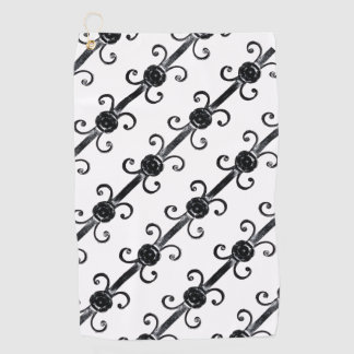 Golf Towel - Basilica Roses