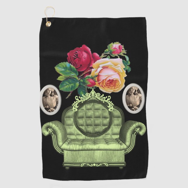 Golf Towel Floral (Front)