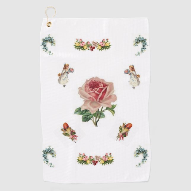 Golf Towel Floral (Front)