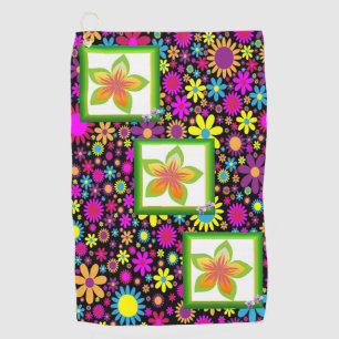 Golf Towel Floral