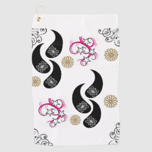 Golf Towel Floral
