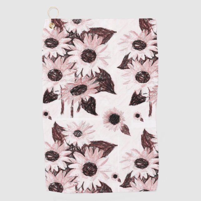 Golf Towel Floral (Front)