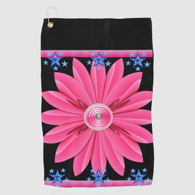 Golf Towel Floral (Front)