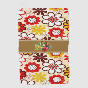 Golf Towel Floral