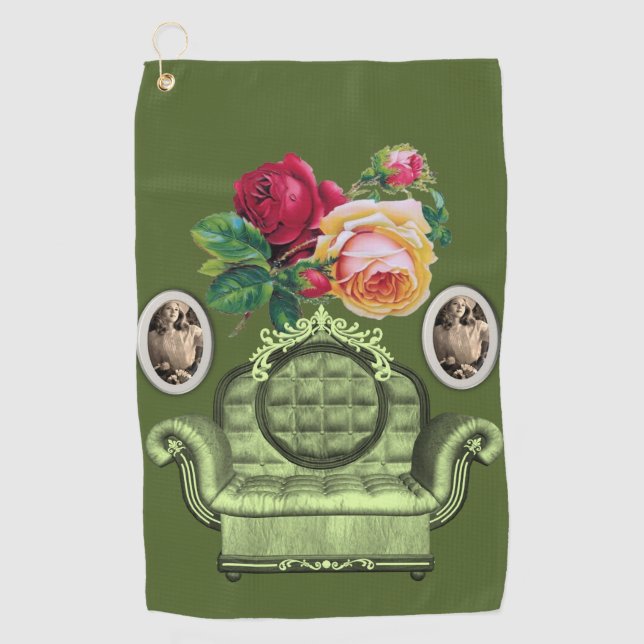 Golf Towel Floral (Front)