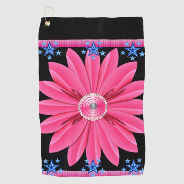 Golf Towel Floral (Front)