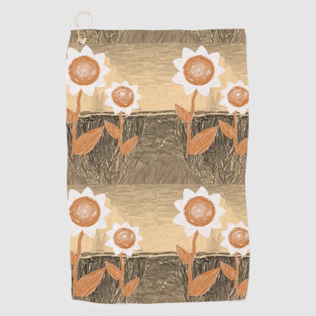 Golf Towel Floral (Front)