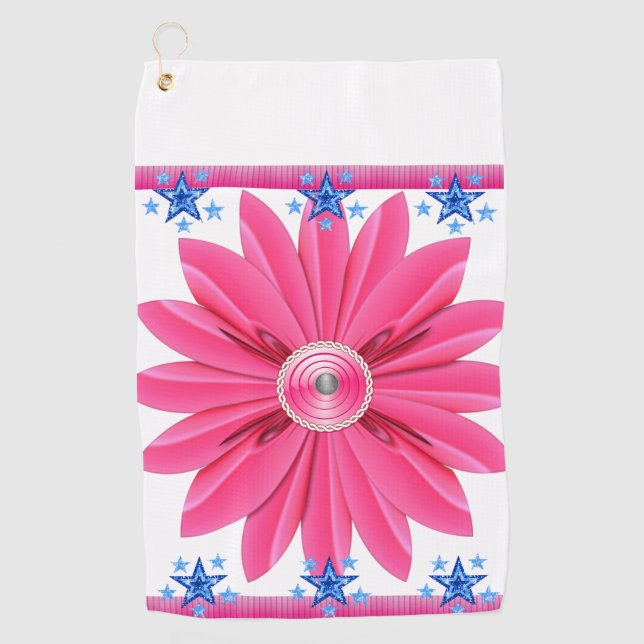 Golf Towel Floral (Front)