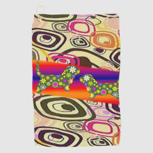 Golf Towel Floral
