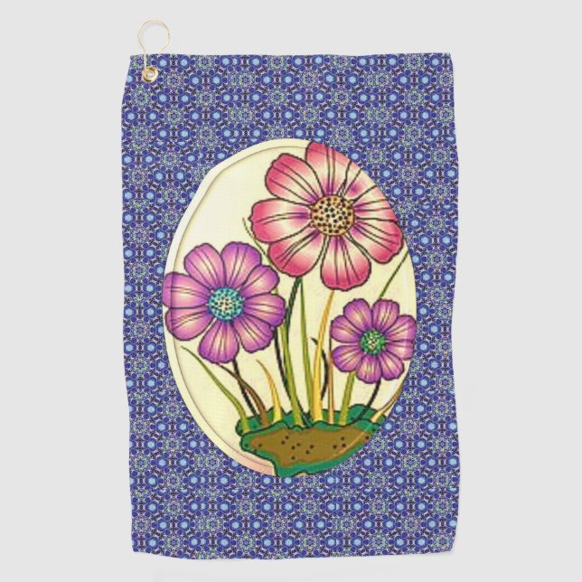 Golf Towel Floral (Front)