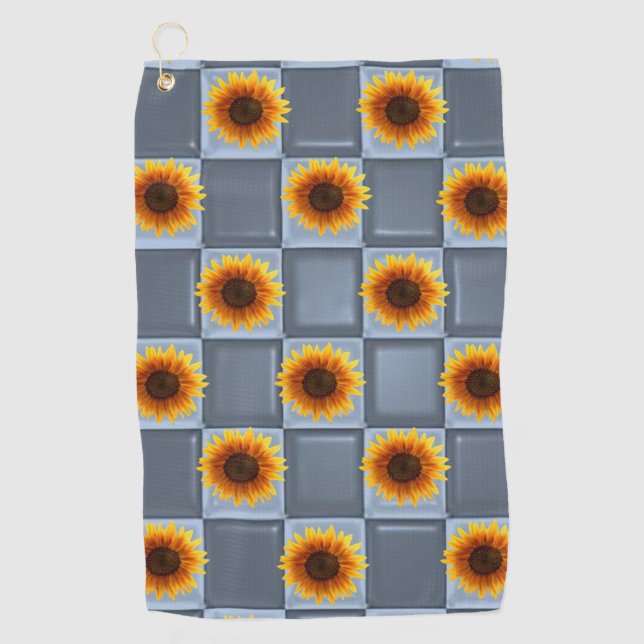 Golf Towel Sunflower (Front)