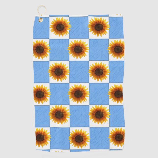 Golf Towel Sunflower (Front)