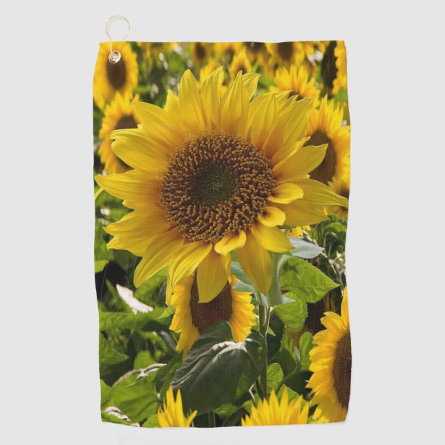 Golf Towel Sunflower (Front)
