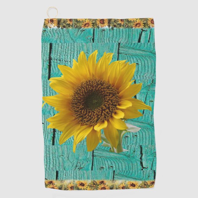 Golf Towel Sunflower (Front)