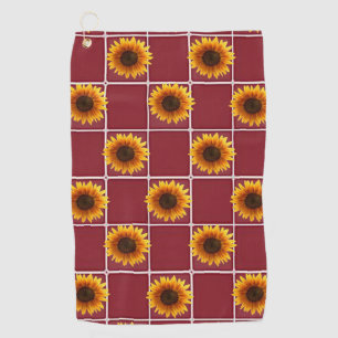 Golf Towel Sunflower