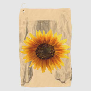Golf Towel Sunflower