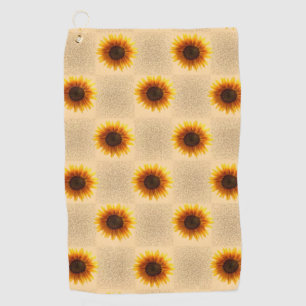 Golf Towel Sunflower