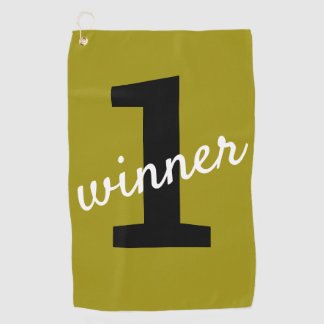 Golf towel "winner"