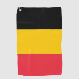 Golf Towel with flag of Belgium