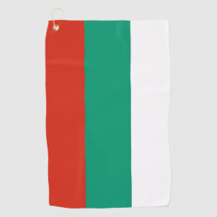 Golf Towel with flag of Bulgaria