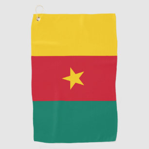 Golf Towel with flag of Cameroon