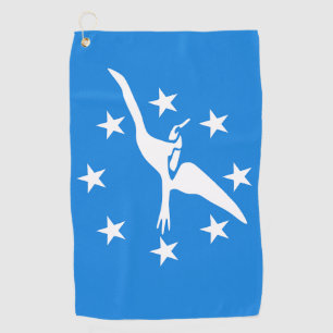 Golf Towel with flag of Corpus Christi City, USA