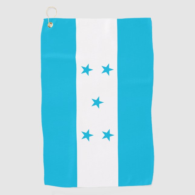 Golf Towel with flag of Honduras (Front)