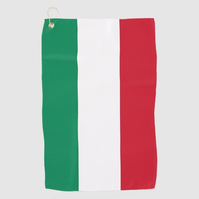 Golf Towel with flag of Hungary (Front)