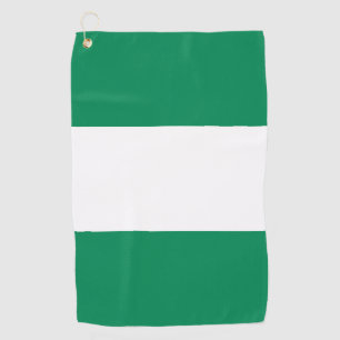 Golf Towel with flag of Nigeria
