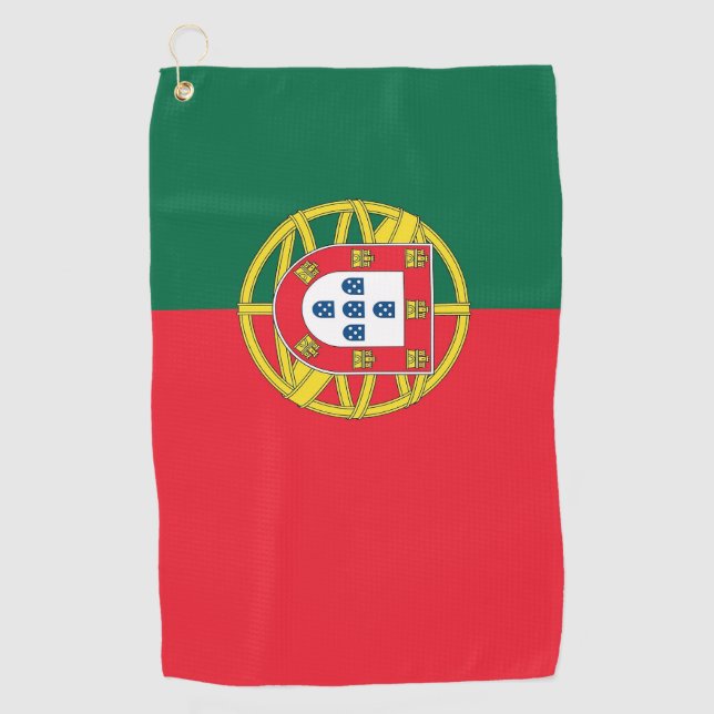 Golf Towel with flag of Portugal (Front)