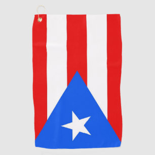 Golf Towel with flag of Puerto Rico, USA